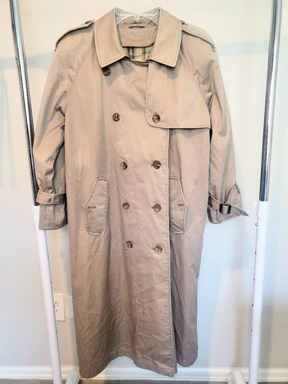 Worthington Trench Coat Vintage Beige 10P Overcoat